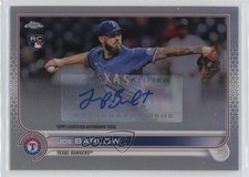 2022 Topps Chrome Update Auto Joe Barlow #AC-JBA Auto 7xr