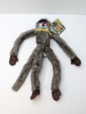 Vintage Fiesta HANGING MONKEY Plush Mandrill Baboon Stuffed Animal 16  With Tag