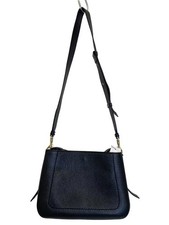 Borsa a tracolla LORISTELLA in pelle nera