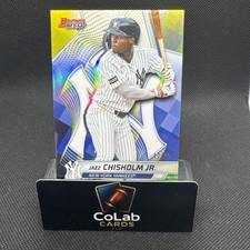 2025 Topps Bowman's Best Jazz Chisholm Jr. #28 Yellow Lazer /75