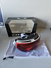 NEW Oakley Flight Deck  Snow Goggles-Prizm- MATTE WHITE/PRIZM ROSE