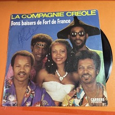 LA COMPAGNIE CREOLE BONS BAISERS DE FORT DE FRANCE - DISCO VINILE 45 GIRI