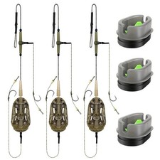 Carp Fishing Hair Rigs with Double Hooks - Bait Thrower
