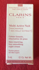 NEW Clarins Multi-Active Nuit Skin Renewing Night Cream 5mL 0.1oz 83 