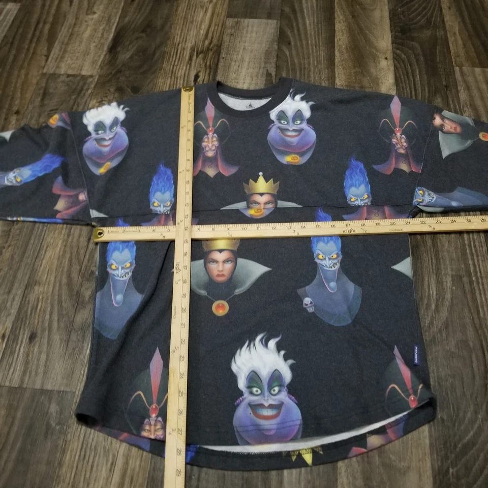 Camiseta Disney Store Villains Up to No Good Spirit Negra Talla Pequeña Hades Jafar Foto 3 de 4