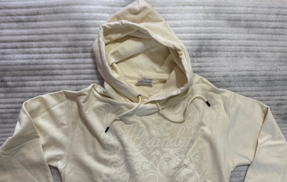 Sudadera con capucha Alexander McQUEEN beige para hombre talla M Foto 2 de 3