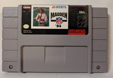 Madden NFL 94 for Super Nintendo, SNES, Game Tested, Working, Cartridge Only
