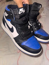 Nike Air Jordan 1 High Top royal toe Unisex Kids 4Y 575441-041