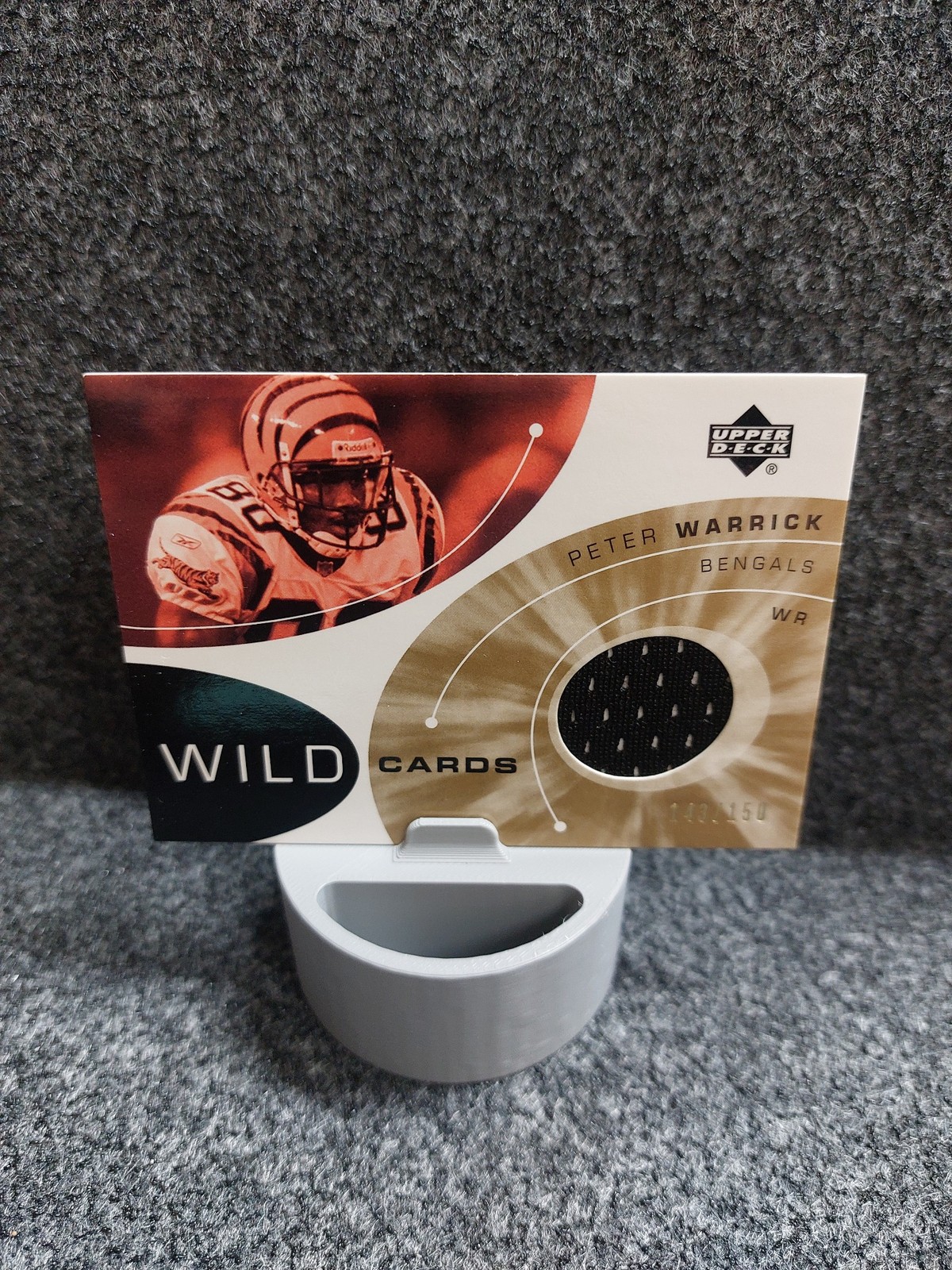 2002 Upper Deck #WC-PW Peter Warrick Wildcards #/150