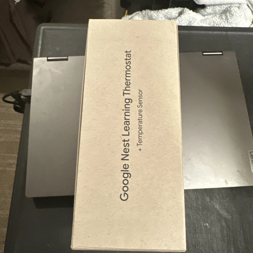 Google Nest Learning Termostato 4ta generación con sensor de temperatura 2da generación plateado pulido Foto 2 de 4