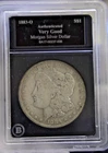 1883 O US Morgan Silver Dollar  VG Collectors Slab Bradford