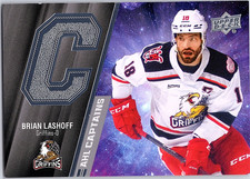 2021-22 AHL HOCKEY UD CAPTAINS BRIAN LASHOFF GRIFFINS #L-9