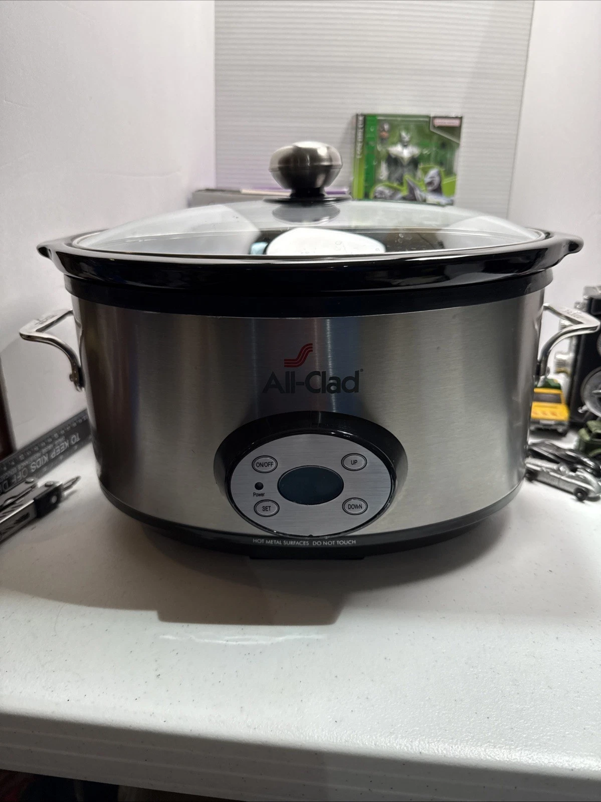 All-Clad 6.5 Qt Slow Cooker AC-65EB Ceramic Insert & Lid