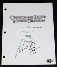 ANG LEE Signed CROUCHING TIGER, HIDDEN DRAGON Full Movie SCRIPT + SWAU COA auto