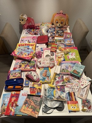 XXL Paket Kinderspielzeug Spiele Flohmarkt Paw Patrol Einhorn Kind 5 6 7 8 Jahre