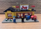 Vintage LEGO 6373 Motorcycle Shop 1984 Instructions & Box Cutouts