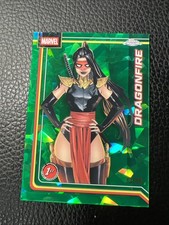 2026 Topps Chrome Marvel Sapphire Dragonfire #33 1st Green /99 PACK FRESH M9 NM