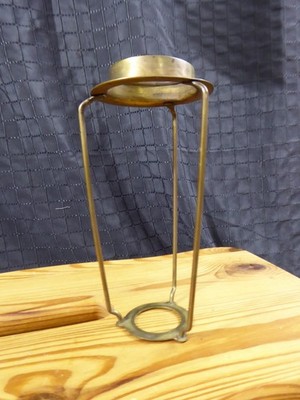 Schirmhalter Lampenschirmhalter für Parisienne Lampen Petroleumlampe Messing