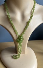 Gorgeous Peridot  necklace/ 90cm Long