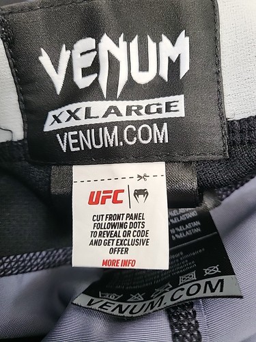 Venum UFC Men's XXLarge Black Grey Print Compression Pants Fighting MMA Athletic - 第 9/9 張圖片