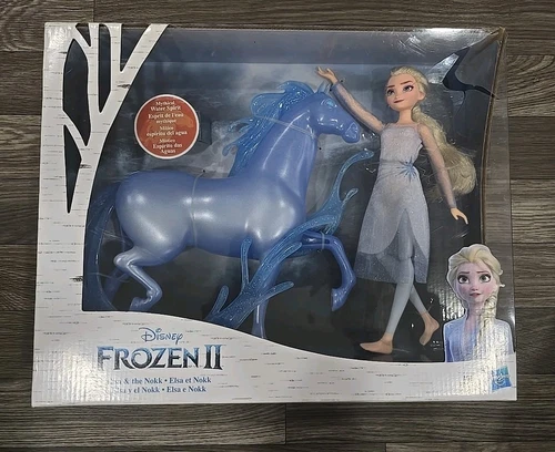 Disney Frozen 2 Elsa Fashion Doll and Nokk Figure Playset by Hasbro BRAND NEW!!!
