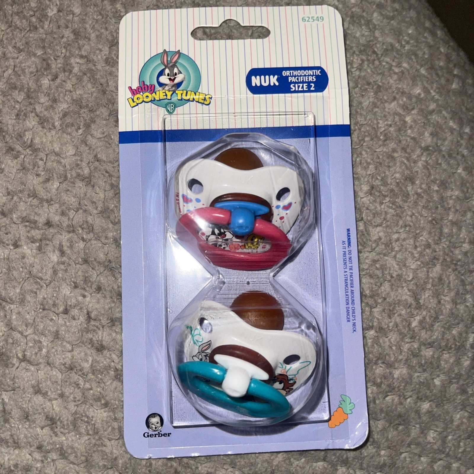Gerber NUK Orthodonic Pacifier Size 1 6-18 Months Vtg 1997 Looney Tunes
Opens in a new window or tab