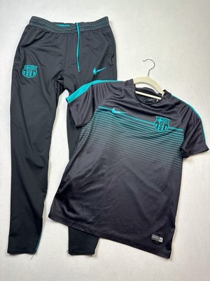 Nike FC Barcelona Football blue jersey Trainingsanzug Gr. S