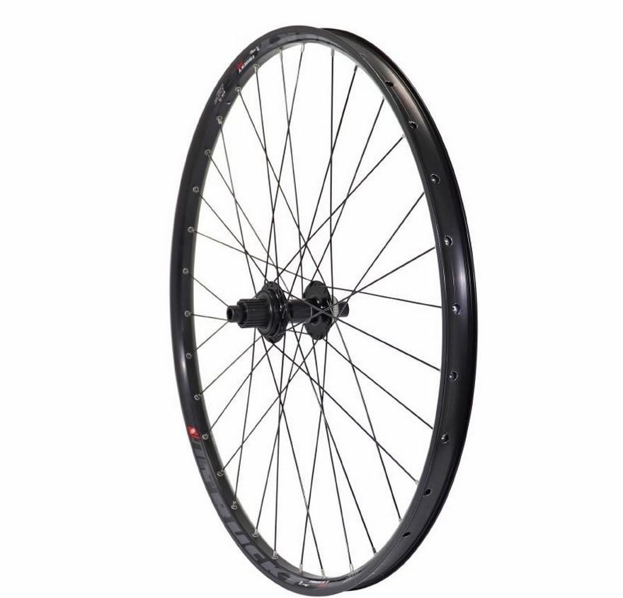 Roue VTT 29 pouces Trucky arrière noire Centerlock Shimano 12 vitesses