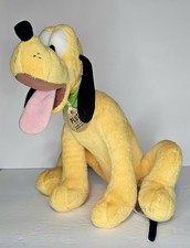 Disney Store Pluto Dog Plush Stuffed Animal 16  Floppy Toy