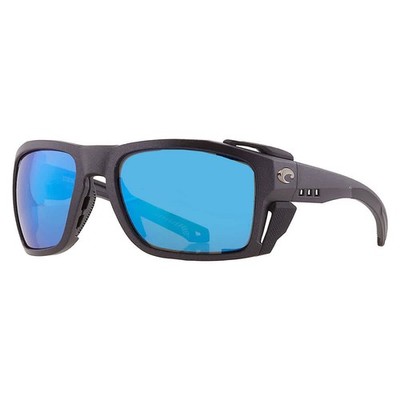 Costa Del Mar KING TIDE 8 Blue Mirror Polarized Glass Men's Sunglasses 6S9111