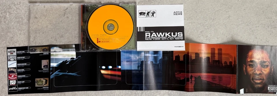 CD -Mos def – black on both sides - 1999 - 12p booklet - RWKBBC-2 info sheet - Bild 4 von 4