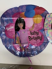 Two Vintage Barbie Mylar Balloons 1990s