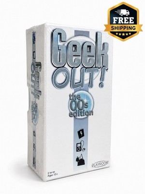 Geek Out! The 00s Edition Pop Culture Trivia Party Board Game Ages 13+ NEW