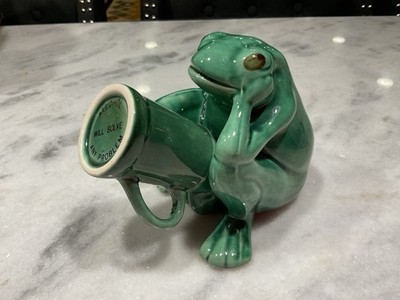 Vtg Naughty Frog Shot Glass Holder  1970 s