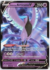 Galarian Articuno V Holo Ultra Rare SWSH06: Chilling Reign 058/198 MP