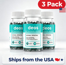 3pc DEOS Internal Deodorant Supplement  Full Body Deodorizer for Gut Health Skin