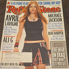 Rolling Stone Magazine March 2003 Issue 918 Avril Lavigne Michael Jackson Iraq