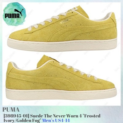 Puma Suede The Never Worn 4 Frosted Ivory Golden Fog 398945-01 Men's US4-14 NEW