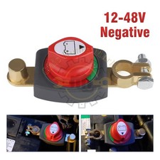 Top Post Battery Disconnect Switch 12V Kill Negative On/Off 12-48V Heavy-Duty