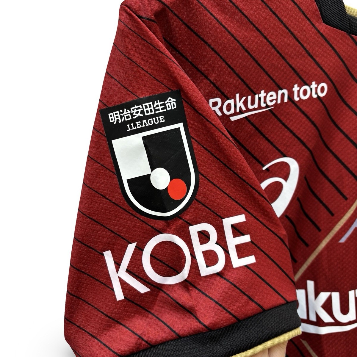 Vissel Kobe ASICS Soccer Home Jersey Men Large 2023 Kit Futbol