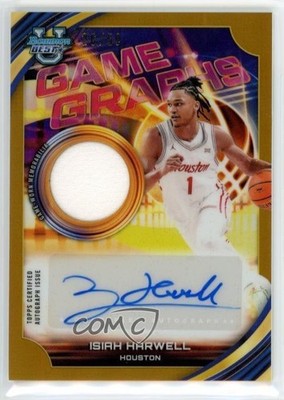 2025 Bowman U Best Game Graphs Gold Refractor /50 Isiah Harwell #GG-IH Auto 16z7