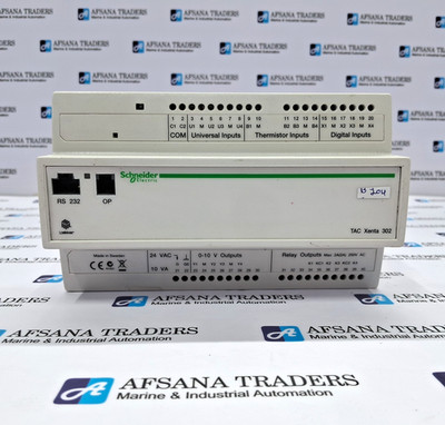 Schneider Electric Tac Xenta 302 Programmable Controller 042E9AE02400