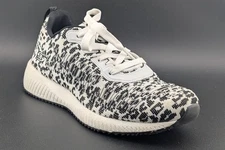 Skechers Bob's Squad Women's Size 6.5 Mighty Cat Running Shoes Leopard Sneakers