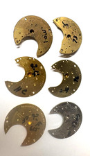 ELGIN 18 SIZE LOWER POCKETWATCH PLATES W/BALANCE JEWELS -----ITEM 4