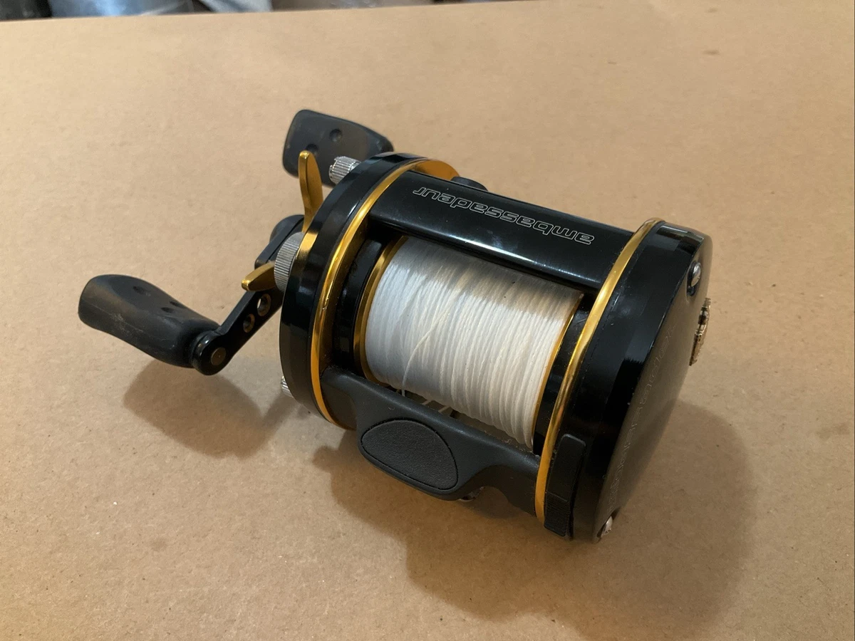 abu garcia 6501 c left hand wind reel ebay Abu Garcia Ambassadeur 6501-C3 Baitcasting Reel Left Handed-Made in Sweden