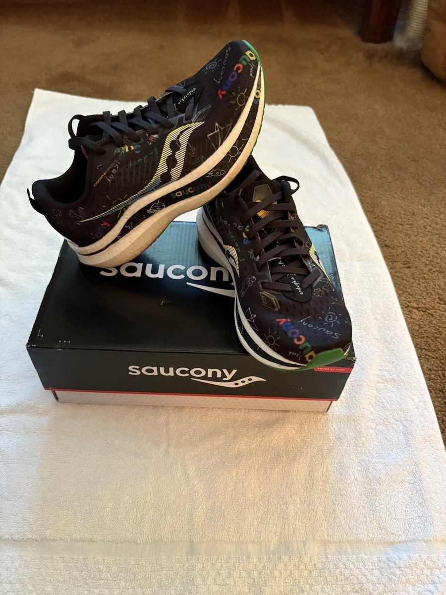 Saucony Endorphin speed 2 Mens Running Shoes‎ Black Doodle Art Size 7.5 Saucony Endorphin Speed 2 Children main image 3