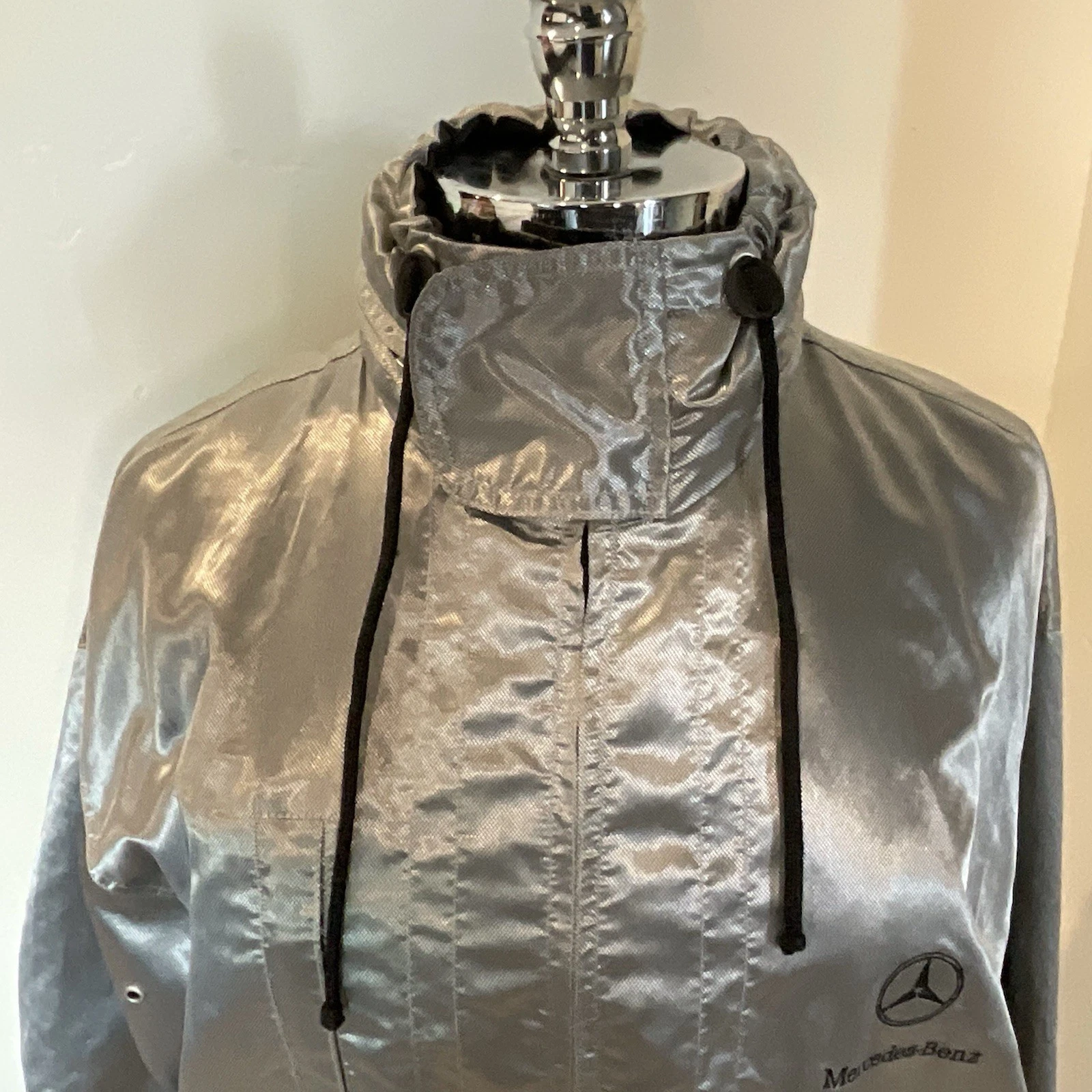 Mercedes Benz  Motorsports Men’s Silver Jacket Silver size: M image 2