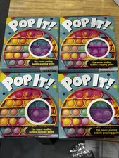 Pack Of 4 Chuckle  Roar Pop It Fidget and Sensory Game - Tie Dye