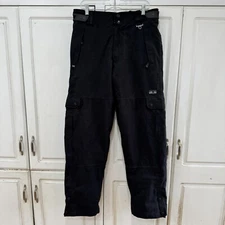Ocean & Earth Men's Black Adjustable Waist Pro Ski Snowboarding Pants Size M