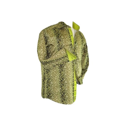 Camisa Hombre J. Valintin Turquía-Estados Unidos 100% Algodón Egipto Estilo Axxess 1646-08 Oliva - Imagen 6 de 18